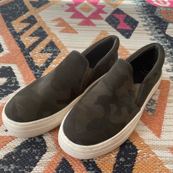 a new day Shoes - A new day camo platform sneakers. Worn once. Amazing condition.